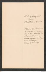 k.k. naturhistorisches Hofmuseum, Intendanzakten 1885-1896 (Hauer), Aktenzahl Z.70/1889, Seite 4